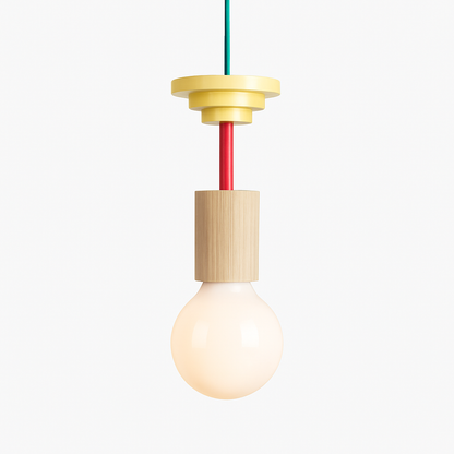 Suspension LED Bois Scandinave Design