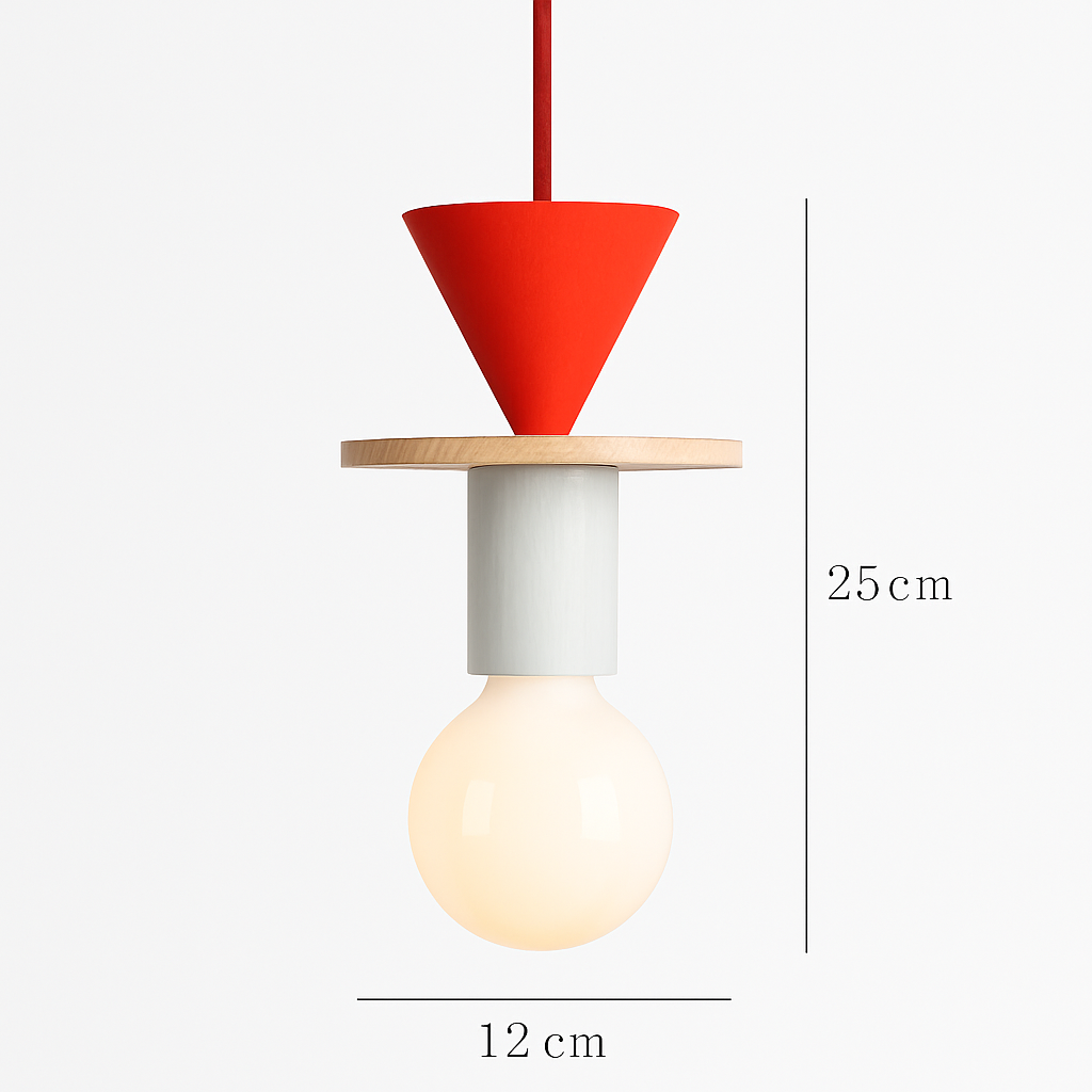 Suspension LED Bois Scandinave Design