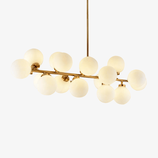 Lustre Design Verre & Métal - LED Moderne