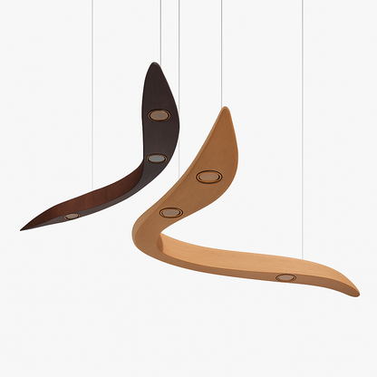 Lustre Villa Bois & Bambou LED Design Naturel