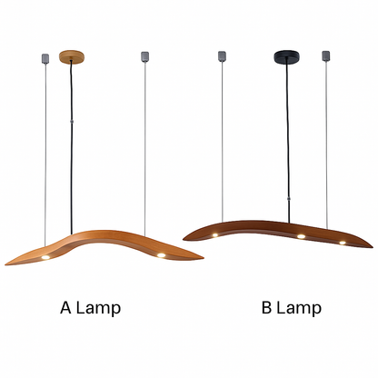 Lustre Villa Bois & Bambou LED Design Naturel