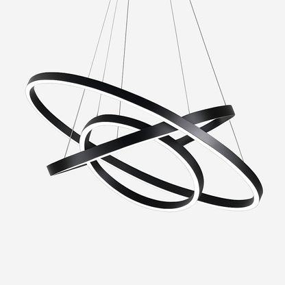 Lustre Design Cercles Entrelacés - Moderne & Élégant