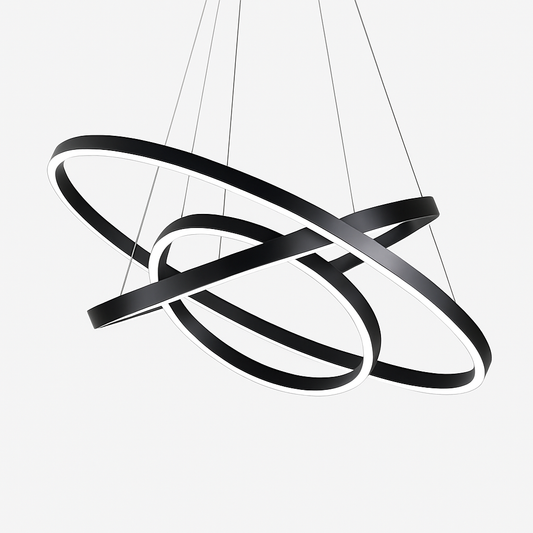 Lustre Design Cercles Entrelacés - Moderne & Élégant