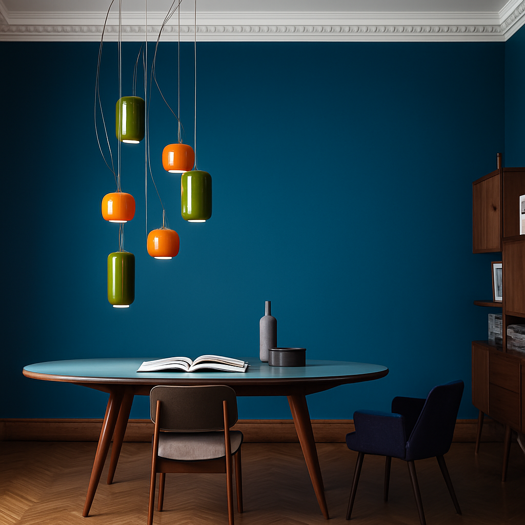Lustre Design Italien Verre Coloré Winfordo