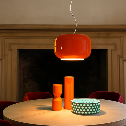 Lustre Design Italien Verre Coloré Winfordo