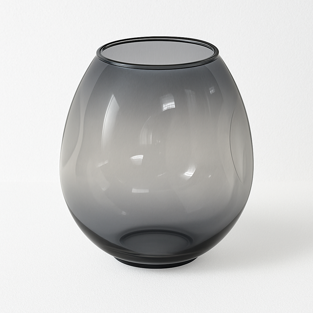 Lustre LED Beans Design Métal & Verre