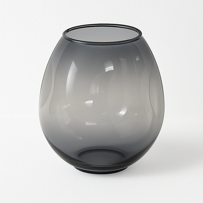 Lustre LED Beans Design Métal & Verre