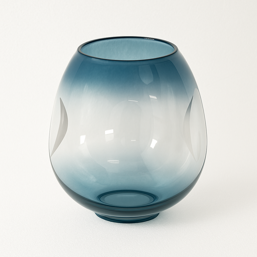 Lustre LED Beans Design Métal & Verre