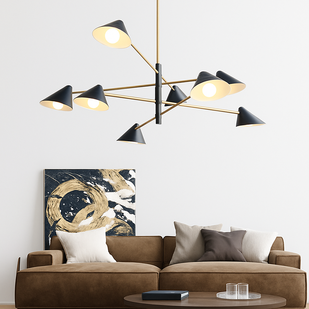 Lustre Design LED Triangle - Style Loft Moderne