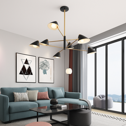 Lustre Design LED Triangle - Style Loft Moderne
