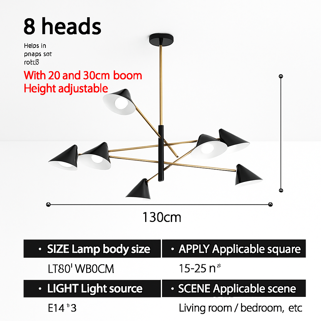 Lustre Design LED Triangle - Style Loft Moderne