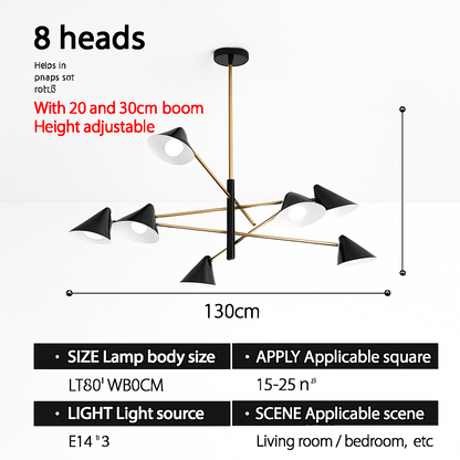 Lustre Design LED Triangle - Style Loft Moderne