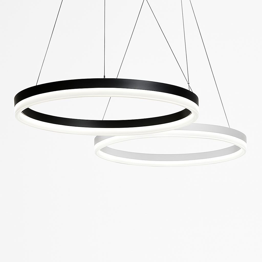 Lustre LED Cercle Design Moderne