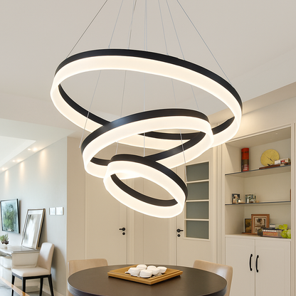 Lustre LED Cercle Design Moderne