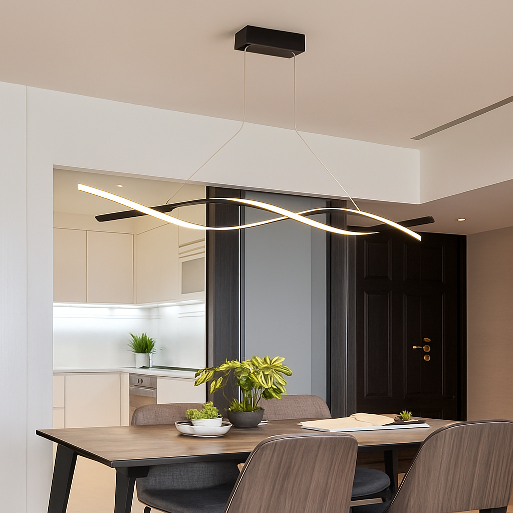 Lustre Design Callan : Vague Lumineuse LED Dimmable