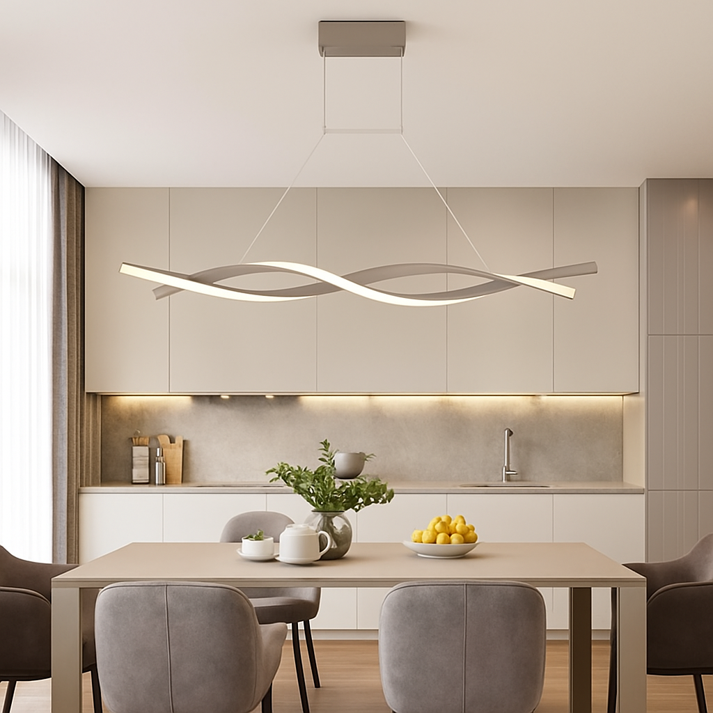 Lustre Design Callan : Vague Lumineuse LED Dimmable