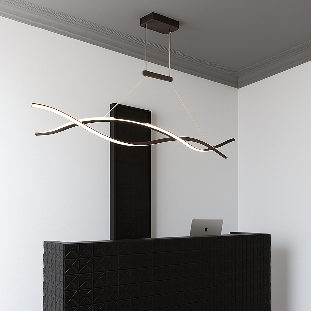 Lustre Design Callan : Vague Lumineuse LED Dimmable