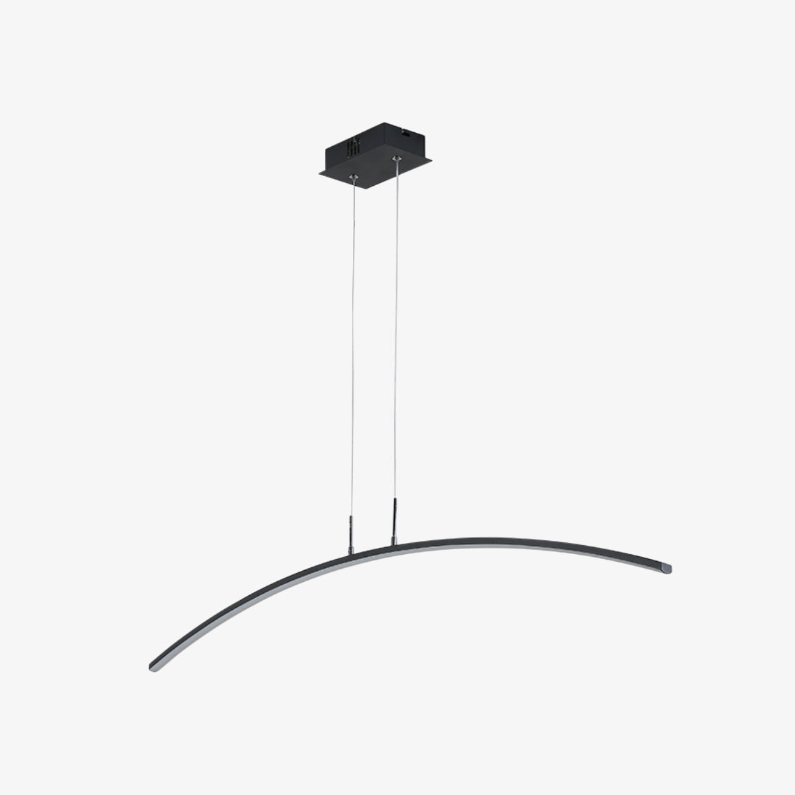 Lustre LED Arc Moderne XXL Blanc/Noir