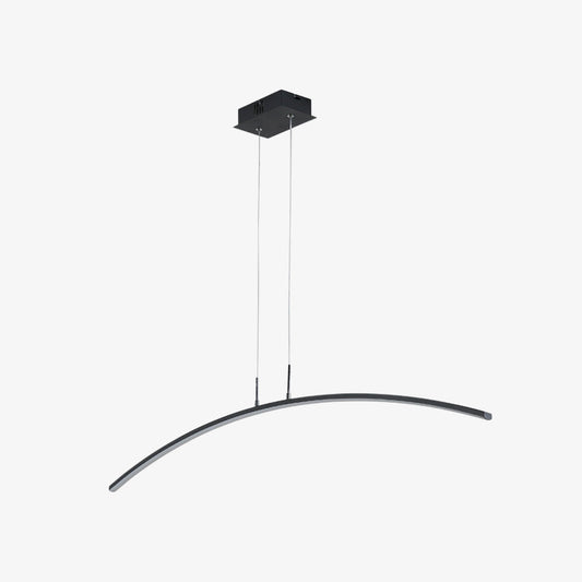 Lustre LED Arc Moderne XXL Blanc/Noir
