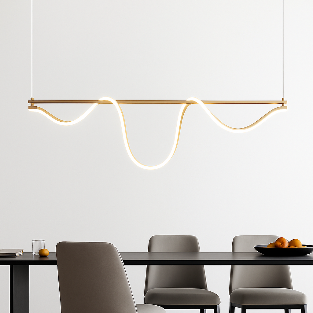 Lustre LED Design Moderne Linéaire Gbbmade