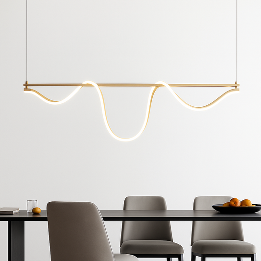 Lustre LED Design Moderne Linéaire Gbbmade