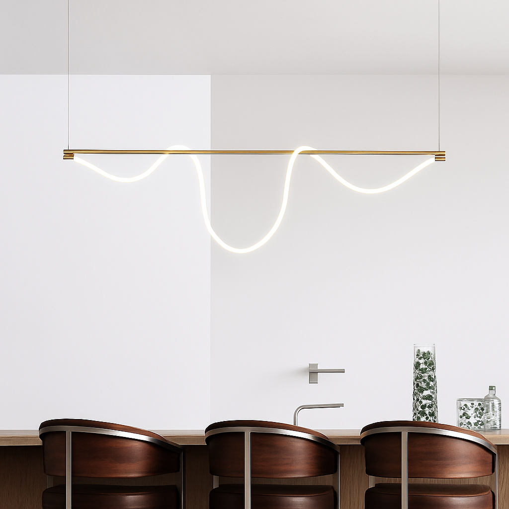 Lustre LED Design Moderne Linéaire Gbbmade