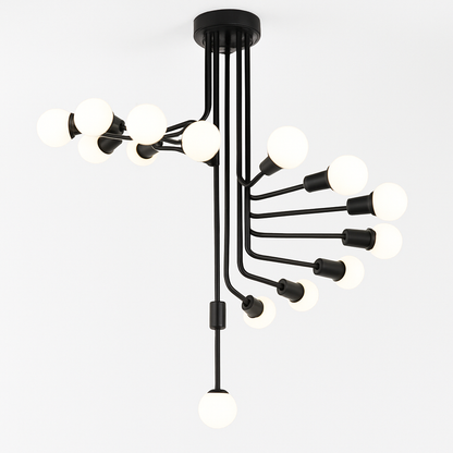 Lustre Design Noir Épuré