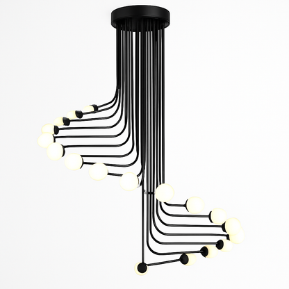 Lustre Design Noir Épuré