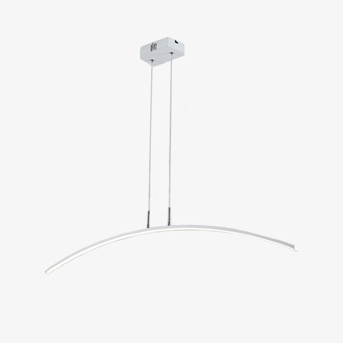 Lustre LED Arc Moderne XXL Blanc/Noir