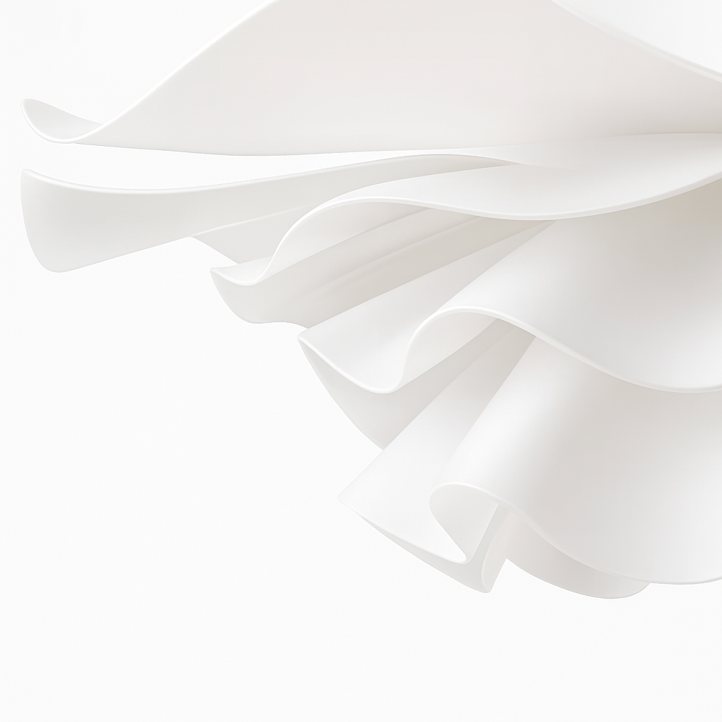 Lustre Design Nordique Fleurs Blanches