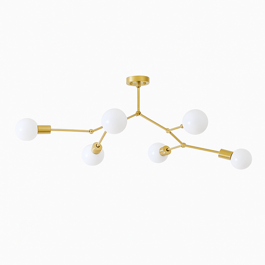 Lustre LED Industriel Rally Métal Design