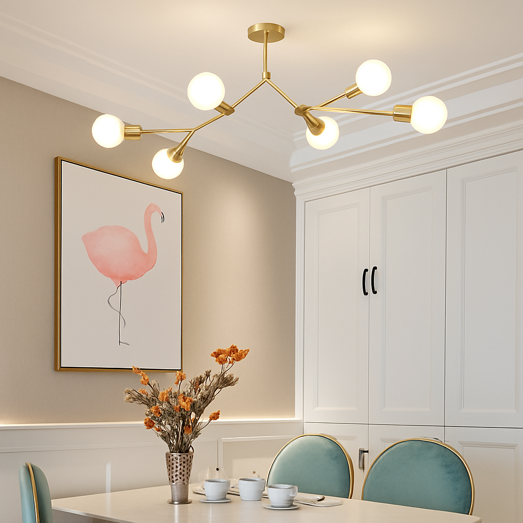 Lustre LED Industriel Rally Métal Design