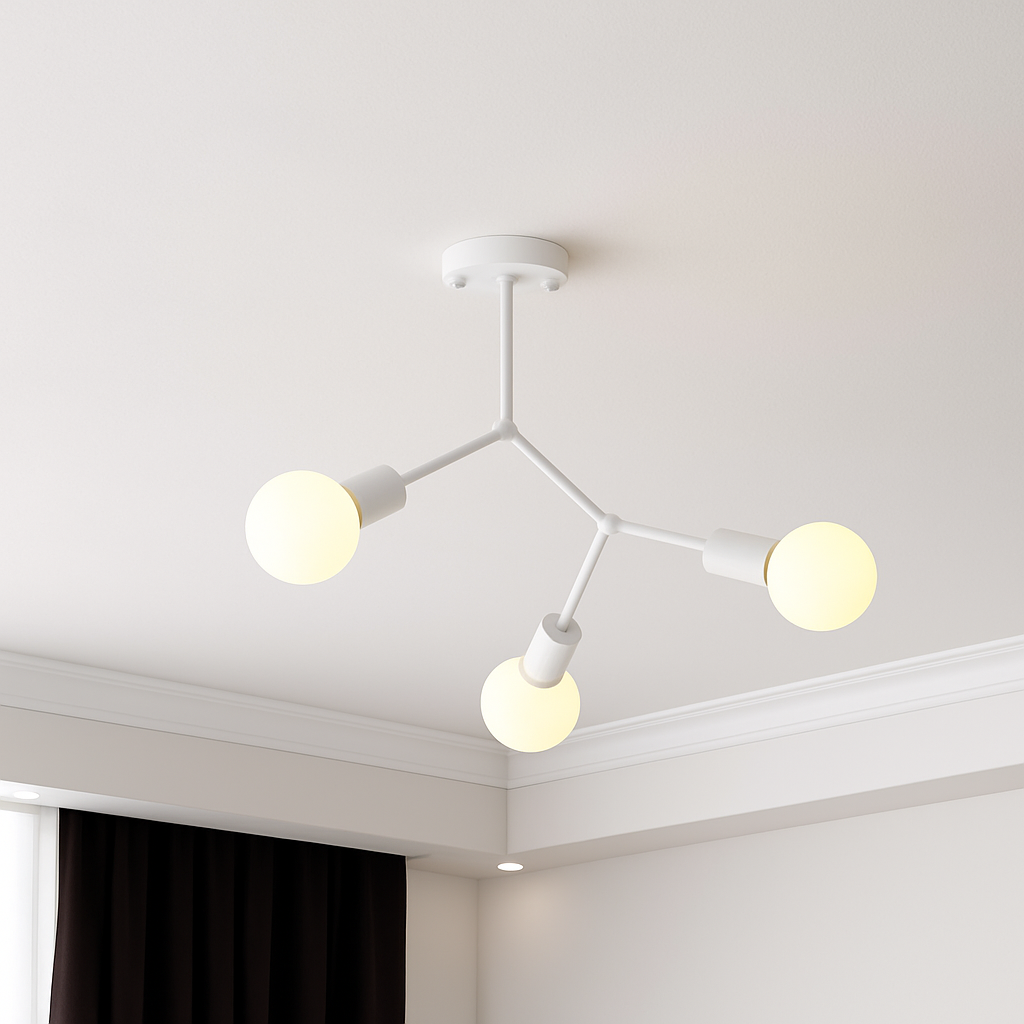 Lustre LED Industriel Rally Métal Design