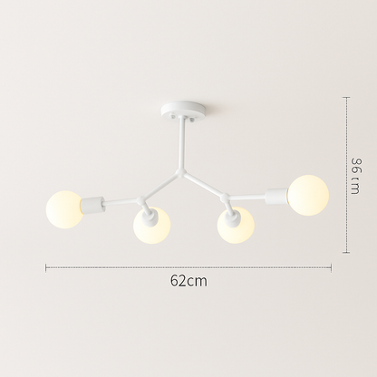 Lustre LED Industriel Rally Métal Design