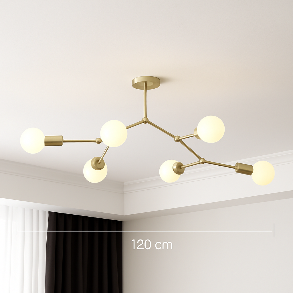 Lustre LED Industriel Rally Métal Design