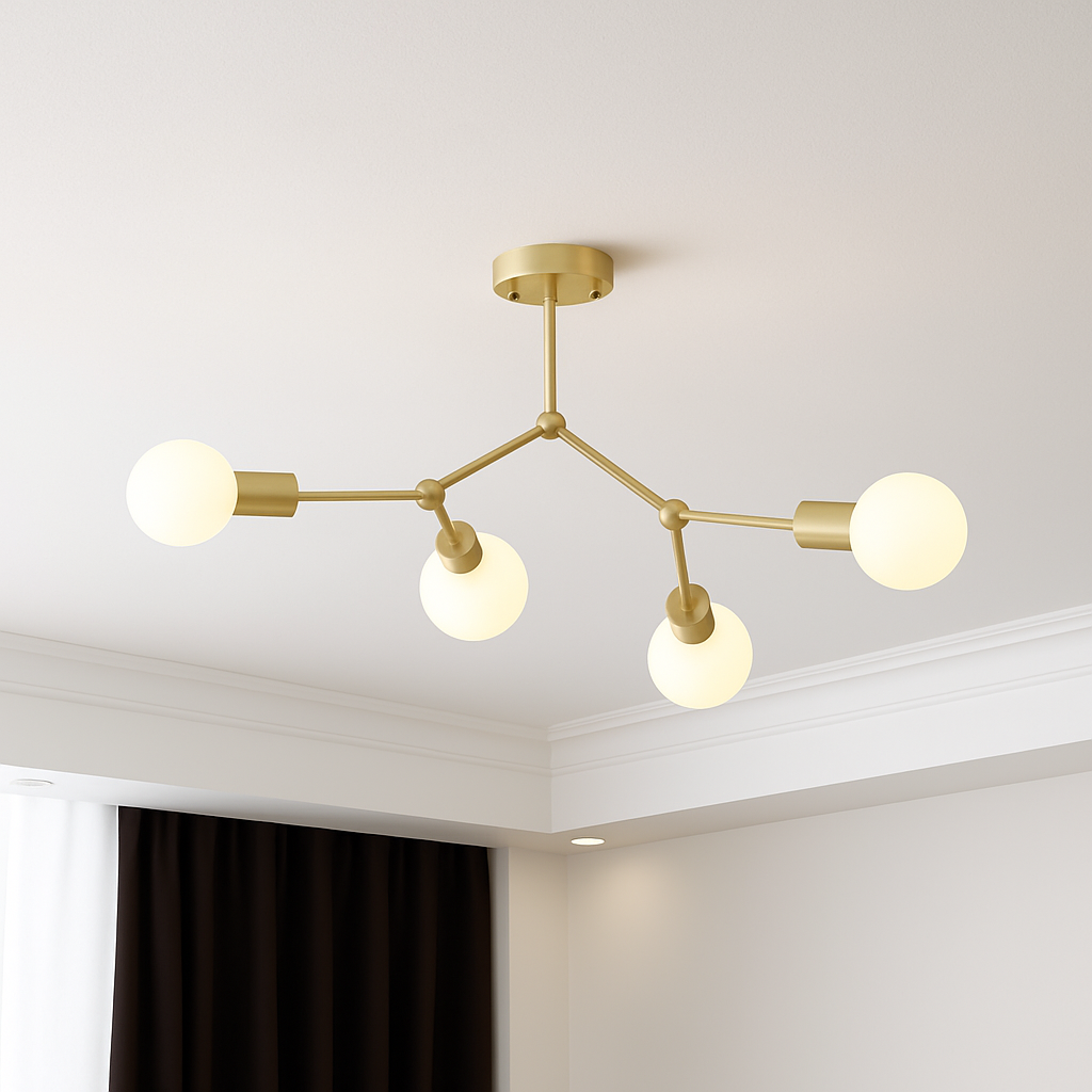 Lustre LED Industriel Rally Métal Design