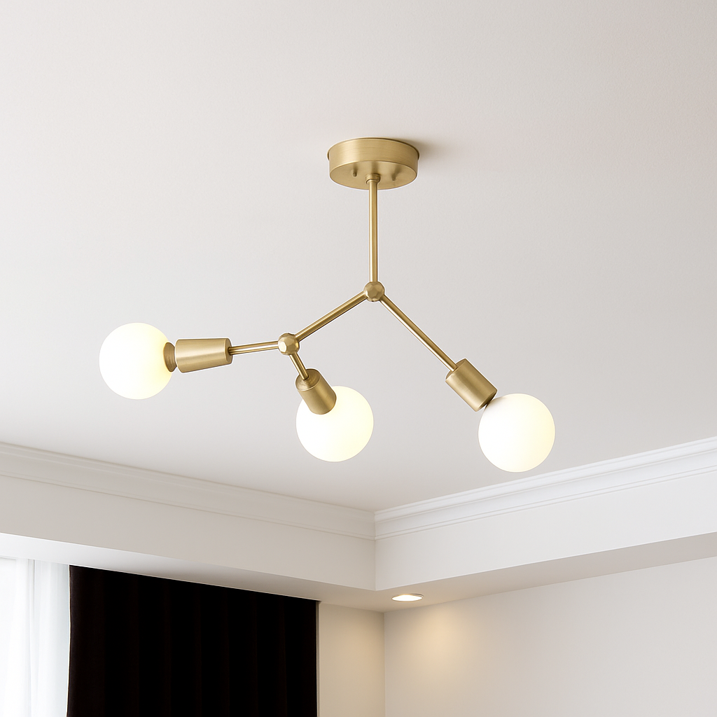 Lustre LED Industriel Rally Métal Design