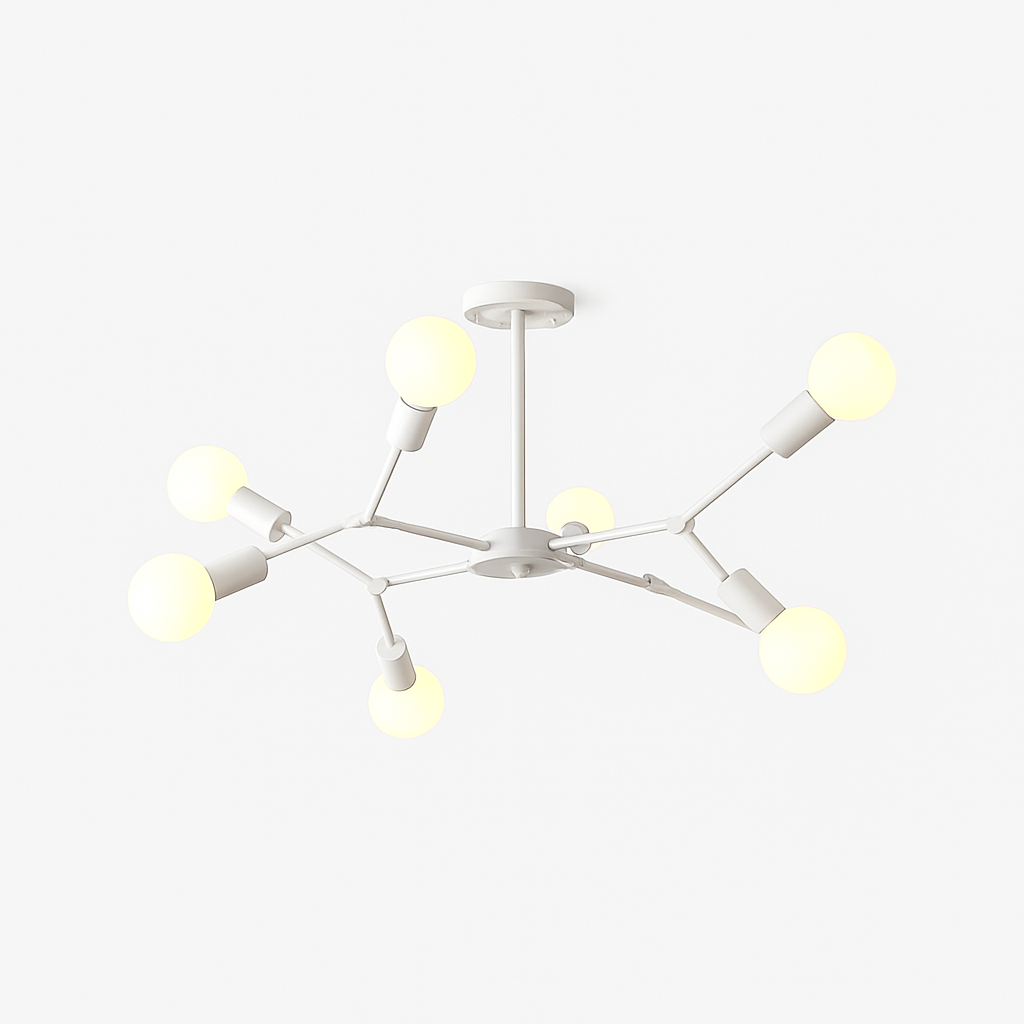 Lustre LED Industriel Rally Métal Design