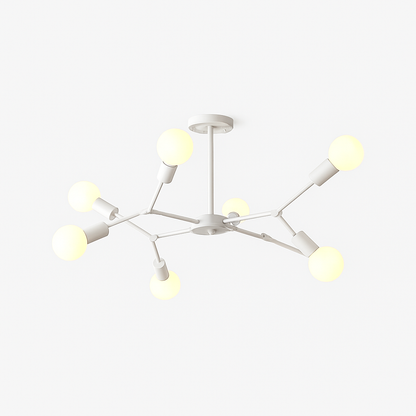 Lustre LED Industriel Rally Métal Design