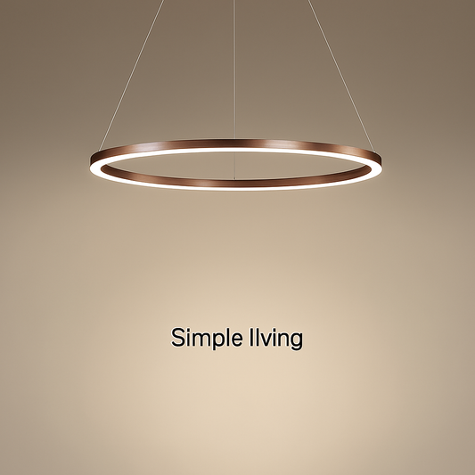 Lustre LED Scandinave Minimaliste Anneau