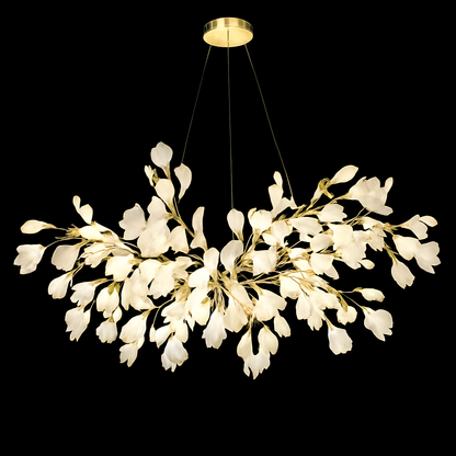 Lustre LED Ginkgo Céramique Design Moderne
