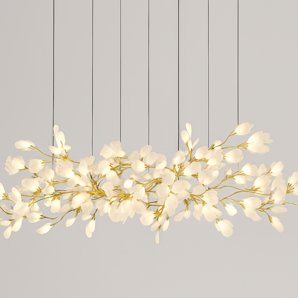 Lustre LED Ginkgo Céramique Design Moderne
