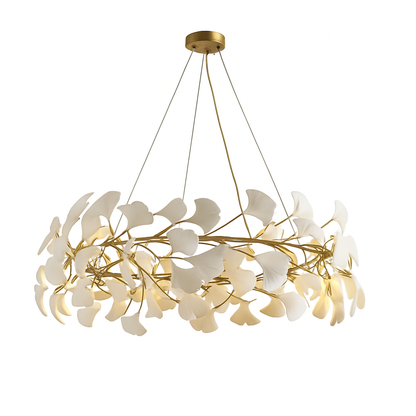 Lustre LED Ginkgo Céramique Design Moderne