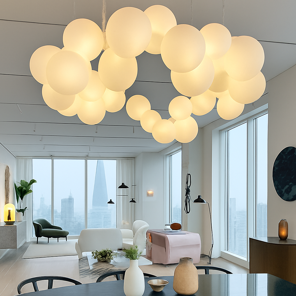 Lustre LED Design Moderne Suspendu