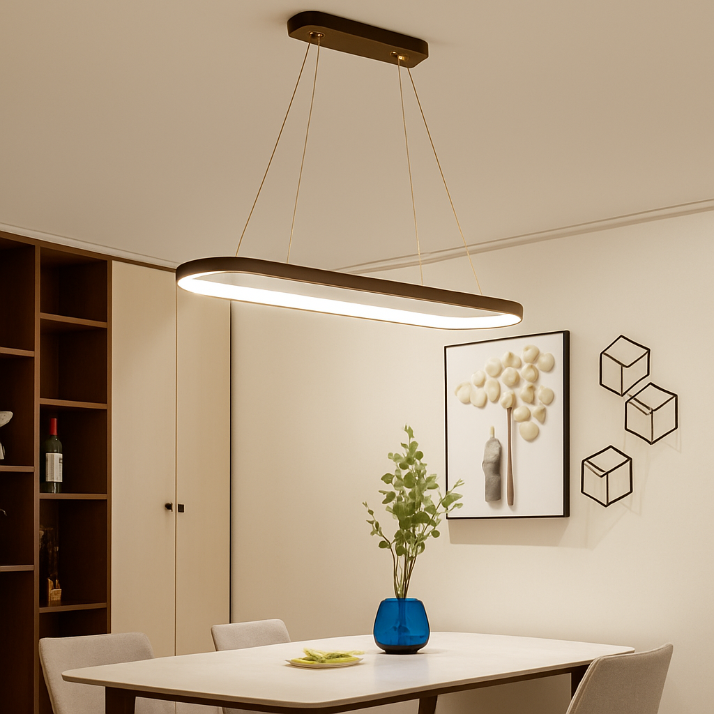 Lustre LED Design Suspendu Aluminium