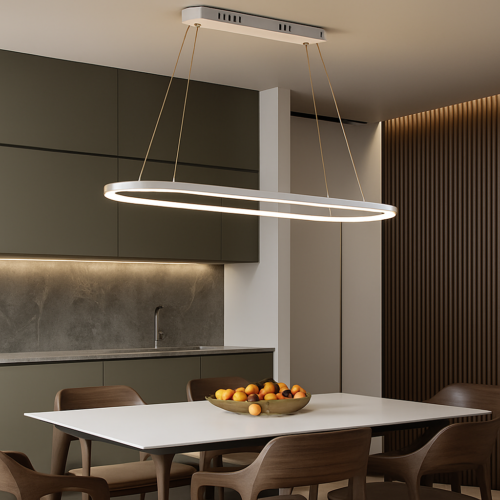 Lustre LED Design Suspendu Aluminium