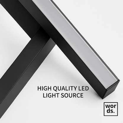Lustre LED Noir Minimaliste Design Dimmable