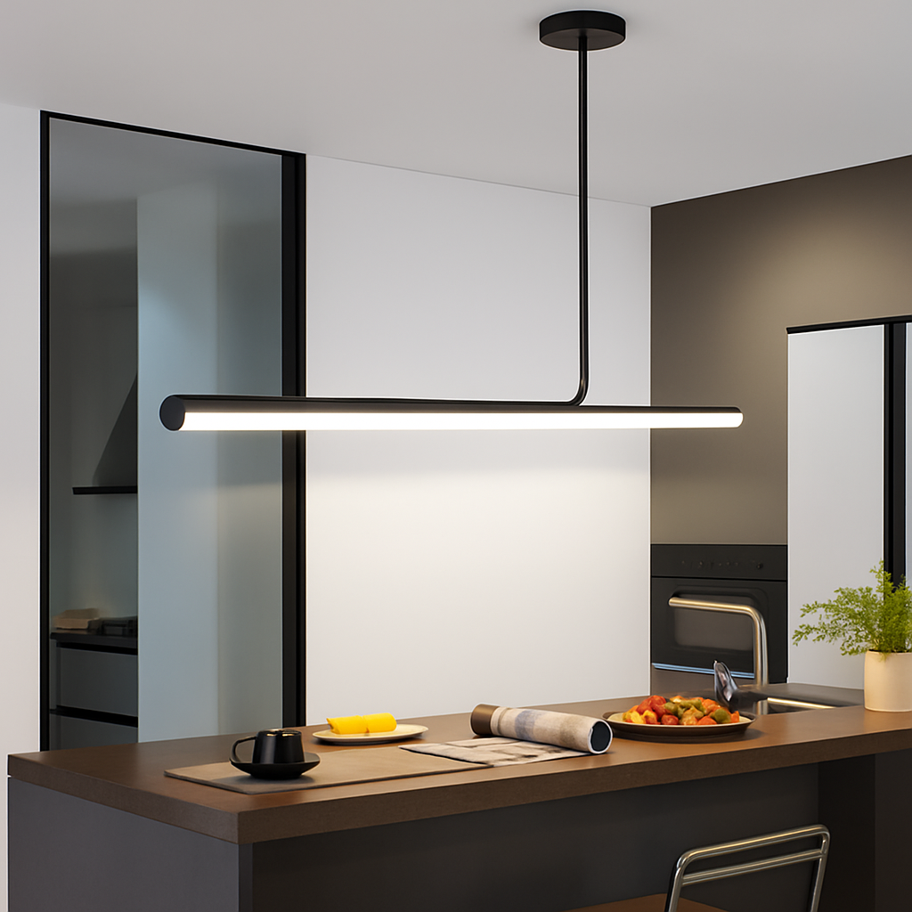 Lustre LED Long Moderne Dimmable