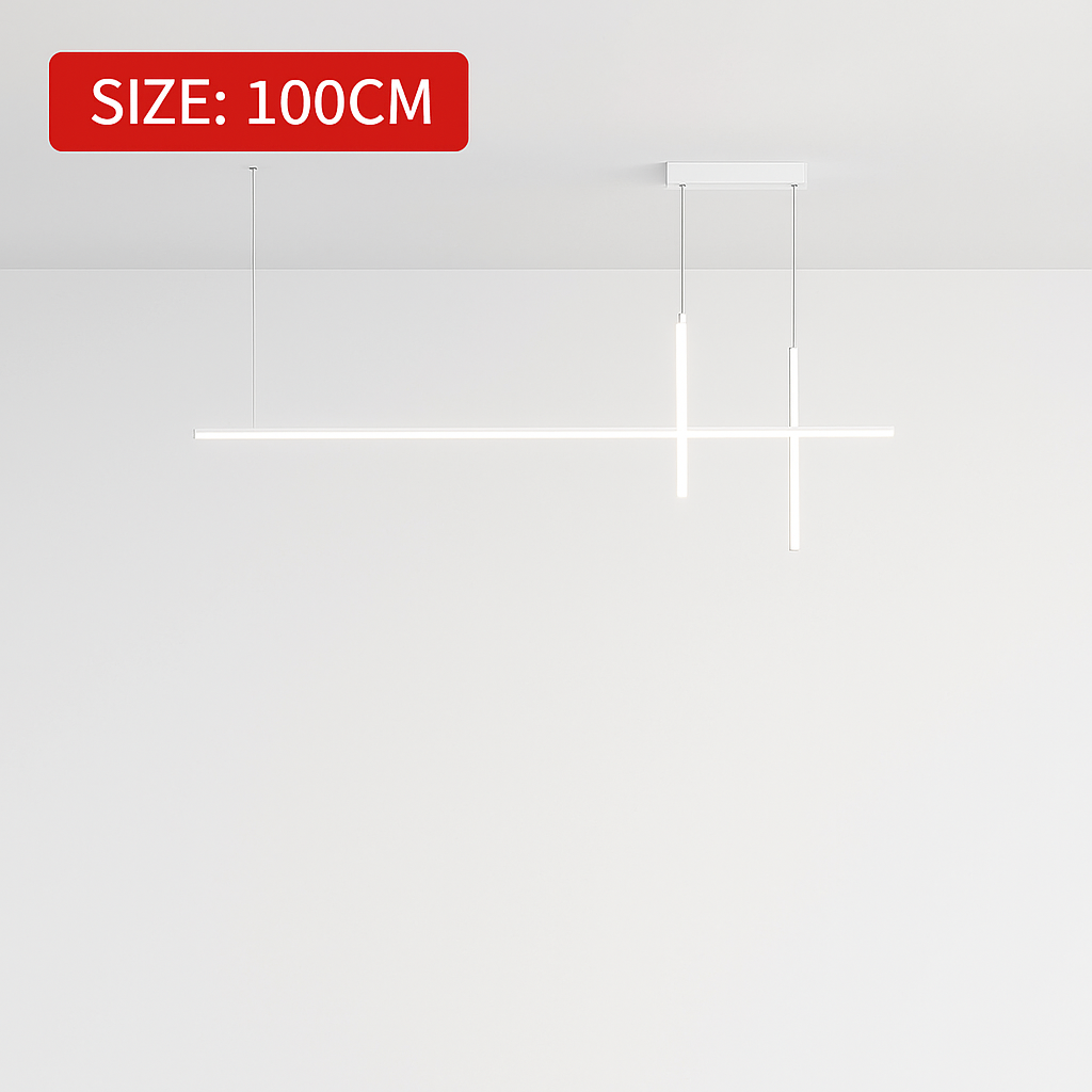 Lustre LED Minimaliste Dimmable Noir SANDYHA