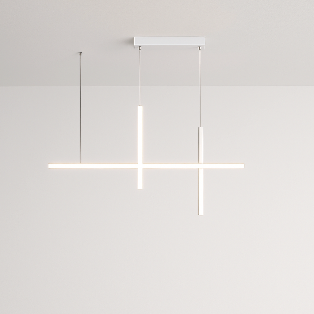 Lustre LED Minimaliste Dimmable Noir SANDYHA